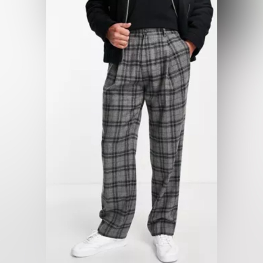 Topman wide leg warm pants